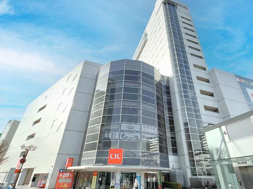 The exterior of the CiC Building in Toyama, where Kumikoza is located